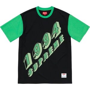 Supreme Bevel Text Ringer Tee